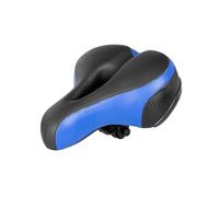 Abaodam Selle de Vélo Large Rembourrée en Cuir PU et Mousse, Siège Confortable Bleu, Facile à Monter pour Vélo Électrique et Cyclisme Urbain