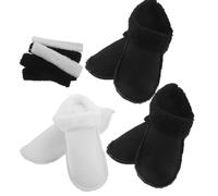Abaodam Semelles Intérieures Chaudes et Amovibles pour Sabots, Doublures Isolantes en Peluche Douce, Lot de 3 Paires, Semelles Thermiques Confortables pour Chaussures D'hiver et