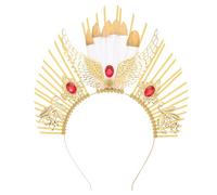 Abaodam Serrage-tête Halo Créole Chic Jaune en Plastique, Accessoire Coiffure Mariage et Fêtes, Facile à Porter Design Unique et Simple pour Engagements