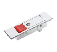 Abaodam Serrure à Bouton pour Armoire Électrique, Verrou à Came avec | Alliage de Zinc Argenté, Mécanisme à Poussoir Fiable, pour Tableau Électrique et Meuble de Classement