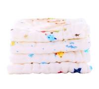 Abaodam Serviette D'allaitement pour Bébé en Coton Pur 6 Couches, Haute Perméabilité, Paquet de 4, Pratique à Utiliser, pour Sorties Bébé Couleur Aléatoire