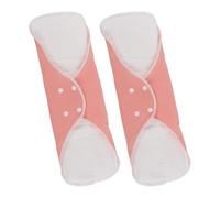 Abaodam Serviettes Hygiéniques Lavables Réutilisables Taille Xl 25x33 Cm Couleur Corail Lot de 2 Protections Menstruelles et Incontinence pour Maternité et Fuites Urinaires