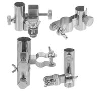 Abaodam Set D'accessoires Robustes en Acier Inoxydable pour Chaise de Pêche Comprenant Pince à Parapluie, Support pour Assiette à Appâts, Porte-Canne Portable pour Pêche en Extérieur