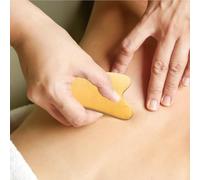 Abaodam Set de 2 Outils de Massage Visage en Corne de Bœuf Plaques à Racler pour Thérapie de Massage et Stimulation du Flux Lymphatique, Plusieurs styles