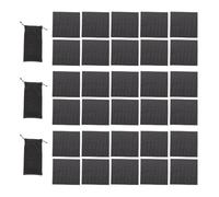 Abaodam Set de Chiffons Microfibres pour Nettoyage Lunettes et Écrans Noires avec Pochettes Traces Huiles et Marques Réutilisables pour Lunettes Téléphones et Écrans Électroniques