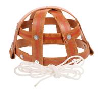 Abaodam Set De Muselière Cuir Respirant pour Chevaux Et Bétail Protection Anti-Morsure avec Corde Nylon Confortable pour Pâturage Et Élevage Agricole