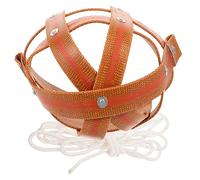 Abaodam Set De Muselière Cuir Respirante pour Cheval Et Bétail Masque Anti-Morsure Ajustable pour Pâturage Confortable Et Léger Accessoire Élevage Robuste