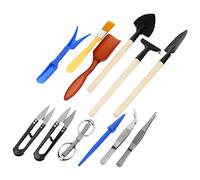 Abaodam Set Outils de Jardinage Ergonomiques Pelle et Transplantoir Outils à Main Durables pour Plantation et Entretien des Plantes Pot