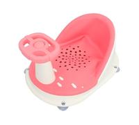 Abaodam Siège de Bain Antidérapant pour Bébé en Pp et Tpe Chaise de Bain Confortable pour Tout-petits Portatif et Pliable la Maison