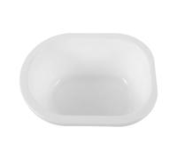 Abaodam Siège de Toilette Amovible pour Wc Escalier D'appoint en Pu Blanc, Sécurité et Stabilité pour Apprentissage Propreté la Salle de Bain