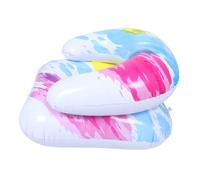 Abaodam Siège Gonflable Garçon Fille Coloré Fauteuil Garçon Fille Avec Dossier Soutien Siège Apprentissage Assis pour Tout- Canapé Gonflable PVC pour Usage Intérieur et Extérieur