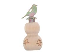 Abaodam Sifflet D'oiseau Créatif en Bois de Gourde, Stimulation Curiosité, Fonctionnement Manuel pour Entraînement des Oiseaux et Fêtes Amusantes