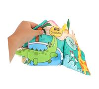 Abaodam Soft Cloth Crinkle Books for Infants Months Chew Resistant Early Learning Toys with Bright Colors and Easy to Clean Fabric Books for Babies