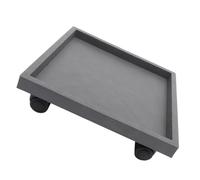 Abaodam Soucoupe Carrée à roulettes pour Plantes Support Mobile pour Pots de Fleurs Base en Plastique Renforcée pour Intérieur et Extérieur Facile à Déplacer Capacité de Charge