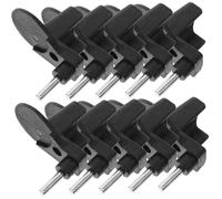 Abaodam Stabilisateurs De Chaîne De Tronçonneuse 45/52/58 Compatible Usage Extérieur Jardinage Lot de 10 Pièces Métal Robuste Vibrations Bloc Maintien Compact