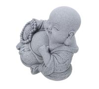 Abaodam Statue de Bouddha pour Aquarium Décoration Bonsaï Grès Figurine Chinoise pour Aménagement Paysager sous-Marin