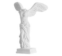 Abaodam Statue Unique Victoire en Résine de Blanche Ailée Déesse Décoration Polyvalente Design Intérieure pour ou Salon Bureau