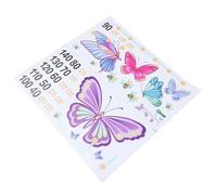 Abaodam Sticker Mural Toise Bébé 2 Pcs, Autocollant Tableau de Croissance Garçon et Filles Coloré, Décor Chambre Garçon et Filles, Réutilisable et Repositionnable, Présent Éducatif