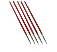 Abaodam Stylo de Dessin pour Nail Art 5pcs en Cuivre Marron, Outil de Manucure Facile à Utiliser et Pratique pour Salon et Usage Maison