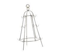 Abaodam Support à Barbecue Suspendu en Acier Inoxydable, Petit Modèle avec Crochet, Accessoire Pratique pour Grillades en Extérieur, Résistant à la Corrosion, pour Barbecue Cuisine en