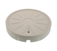 Abaodam Support à Plantes à roulettes Beige 28 Cm avec Tiroir, Plateau Mobile Robuste en Plastique pour Pots de Fleurs D’intérieur et Extérieur, Soucoupe à roulettes Pivotantes 360°,