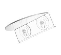 Abaodam Support à Ventouse Multifonction en Acrylique 20X14X7 CM pour Pots de Fleurs Étagère Murale Intérieure pour Plantes Rangement Pratique pour Salle de Bain Cuisine