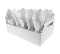 Abaodam Support Conique pour Cônes à Confettis Mariage 30 Emplacements, Boîte Porte-Cornets en Papier pour Arrangement Floral Décoratif et Fête