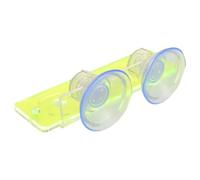 Abaodam Support Corail en Acrylique à Ventouse, 3 Emplacements 10 MM | Fixation Discrète Transparente, Repositionnement Facile, Optimisation de L’espace, pour Coraux et Plugs