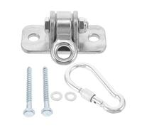 Abaodam Support de Balançoire Robuste Fer Galvanisé avec Kit de Fixation et Vis Crochet Plafond pour Hamac Chaise Suspendue Montage Facile pour Porche et Jardin