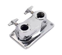 Abaodam Support De Batterie Double Trou Wc80 Accessoire De Batterie En Métal Pince Stable Pour Cymbales Et Compatible Facile à Transporter Installer