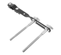 Abaodam Support De Cloche À Vache Avec Pince De Fixation Accessoire De Montage Pour Cloche À Vache Support De Batterie Pour Percussions Pour Batterie Jazz Noir