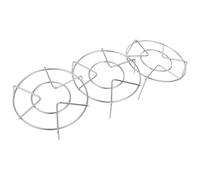 Abaodam Support de Cuisson la Vapeur en Inox 3 Pièces Diamètre 16 CM Panier Vapeur Multi-Usage pour Cuisson Œufs et Cuiseur Électrique