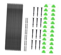 Abaodam Support de Culture Tunnel de Durable Cerceau Jardin pour Protection des Plantes et Couverture Installation Facile