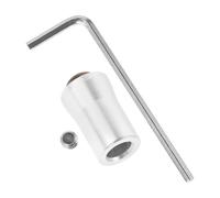 Abaodam Support de Diapason Antidérapant en Alliage D'aluminium Base en Cristal Jaune 12 Mm, Jeu de Pieds de Rechange pour Yoga et Contemplation, Accessoire Stable et Portable