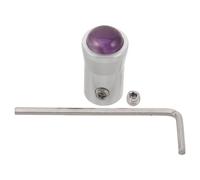 Abaodam Support de Diapason en Alliage 12 MM avec Base en Améthyste Violette pour Contemplation Yoga et Soins Esthétiques - Accessoire Vibratoire pour Fréquences et Bien-être Naturel