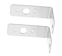 Abaodam Support de Fixation en L pour Feu Arrière de Remorque Utilitaire, 2 Pièces en Acier Galvanisé Résistant aux Intempéries, Support Triangulaire Réglable pour Bateau et Accessoires