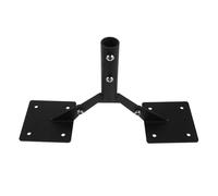 Abaodam Support de Girouette Réglable en Acier Robuste pour Toit, Mât de Girouette Extérieur, Support Métallique Polyvalent pour Station Météo et Drapeau, Installation Jardin et Toiture