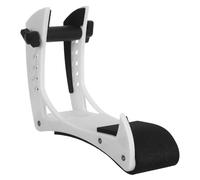 Abaodam Support de Guitare Électrique et Basse Repose-jambe Réglable en Hauteur en Acrylique Blanc Clipon Portable Protection de Surface pour Musiciens