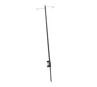Abaodam Support de Lampe de Camping Pliable Aluminium Poteau Réglable Jusqu à Double Crochet pour Lanterne Portable Stand Compact pour Tente et Activités Extérieures