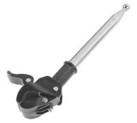 Abaodam Support de Mât de Drapeau Voiture en Acier Inoxydable et Plastique, Socle à Clip Multi-usage, Base Stable pour Fixation sur Véhicule, Accessoire Extérieur pour Mât de Drapeau