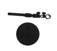 Abaodam Support de Microphone de Bureau Ajustable avec Base Lourde Clip pour Microphone à Condensateur Pied Stable pour Enregistrement Streaming Podcast et Bureau à Domicile Noir
