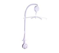 Abaodam Support De Mobile Musical Pour Garçon Fille Avec Boîte à Musique Rotative Bracket De Lit Garçon Fille Bras Accessoire De Décoration De Berceau Avec Mélodie Lullaby