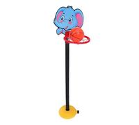 Abaodam Support de Panier de Basket Garçon Fille Réglable avec Animaux Mignons Intérieur Extérieur pour Tout-Petits Renforce Coordination Motrice et Motricité Fine