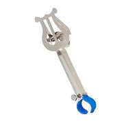 Abaodam Support de Partition de Musique Portable pour Trompette et Stable Rack Pratique pour Partition Plein Air Stand de Musique Compact Argenté