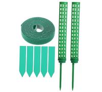 Abaodam Support de Plantes avec Poteaux Mousse de Sphaigne Treillis Vert pour Monstera et Plantes Grimpantes Pot Ensemble de Poteaux avec Étiquettes et Fixation