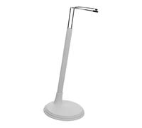 Abaodam Support de Poupée Vertical Blanc Socle et Portable pour Exposition Stable Organisateur de Rangement pour Poupées sur Table