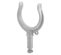 Abaodam Support de Rame en Aluminium pour Bateau, Léger et Portable | Argenté, Usage pour Avirons ou Canne à Pêche, Adapté aux Dinghies et Canots de Sauvetage
