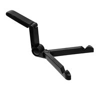 Abaodam Support De Rangement pour Vinyles Étagère Plastique Robuste Support Pliable pour Disques Présentoir CD Créatif Noir