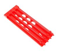 Abaodam Support de Rangement Rouge pour Bagues de Pattes de Pigeon Porte-Bagues Compact en Plastique Robuste Organisateur Pratique pour Fournitures Pigeons Voyageurs Élevage et Suivi
