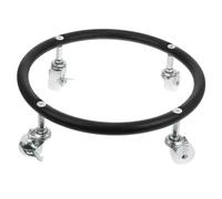 Abaodam Support de Réservoir de Gaz Mobile Acier Inoxydable avec roulettes et Freins Base Renforcée pour Cylindres Domestiques Plateau Déplaçable Sécurisé pour Bouteilles de Gaz